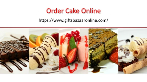 Online Cake Delivery from Gifts Bazaar Online