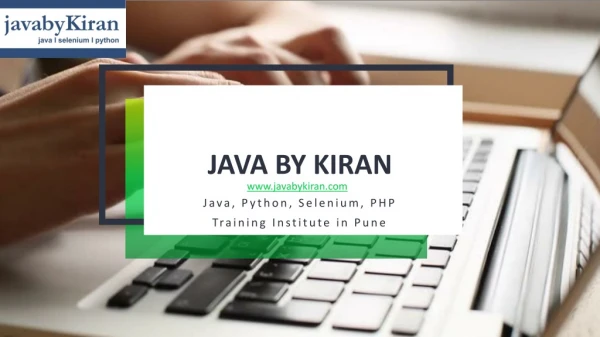 Java Classes in Pune | Python Classes in Pune | PHP classes in Pune | Selenium Classes in Pune
