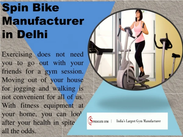 Spin Bike Manufacturer in India | Spin Bike Machine | 9316970498