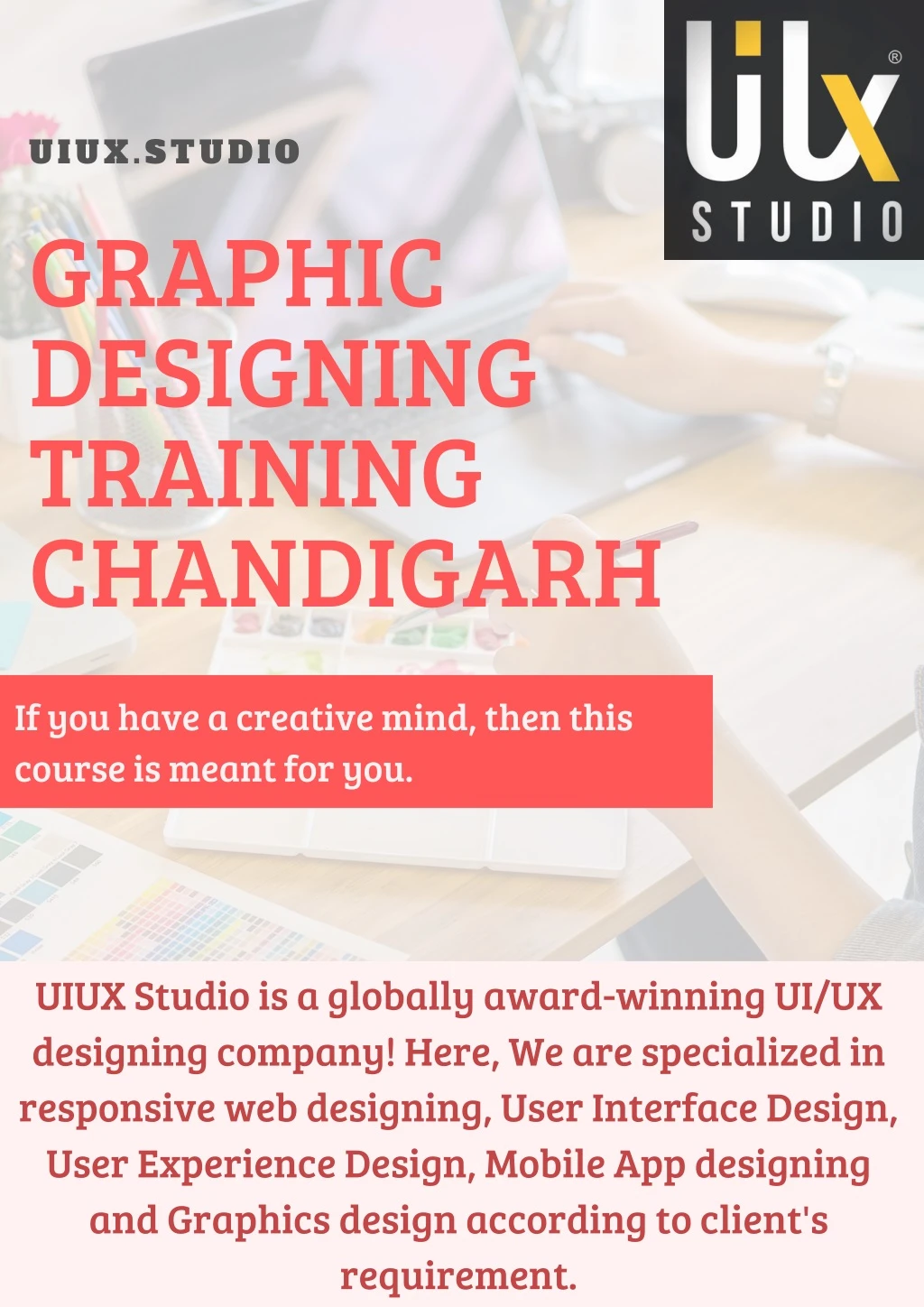 uiux studio graphic designing training chandigarh