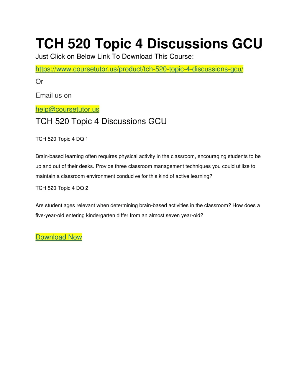 tch 520 topic 4 discussions gcu just click