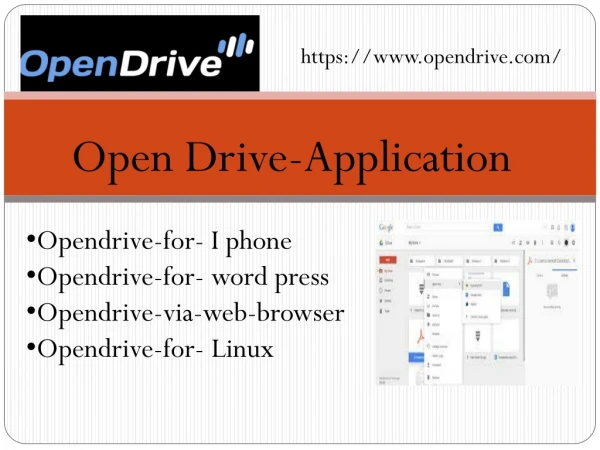 Open Drive-Application