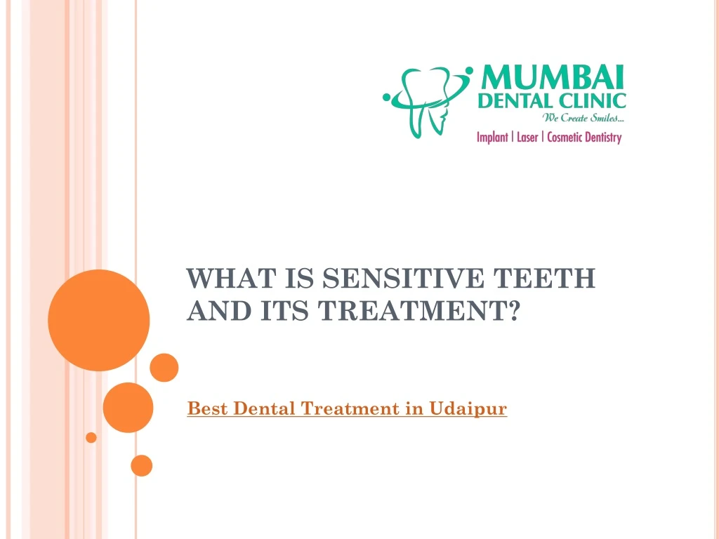 what is sensitive teeth and its treatment