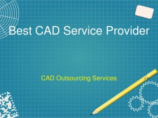 CAD Outsourcing Services - slide 1
