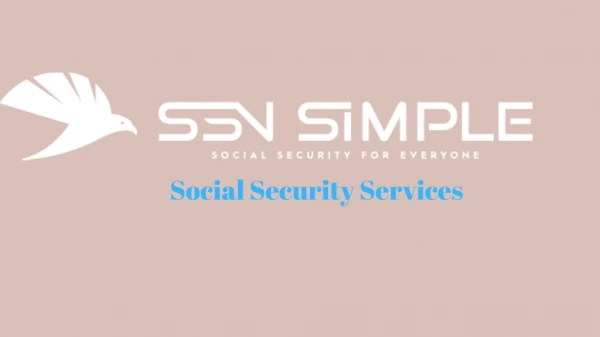 Social Security Services - SSN Simple