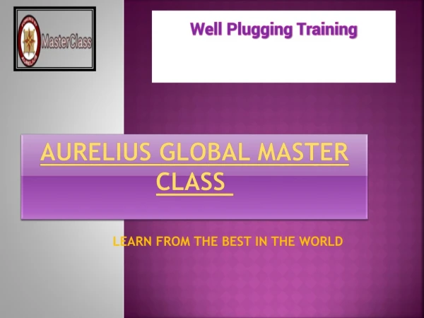 aurelius global master class