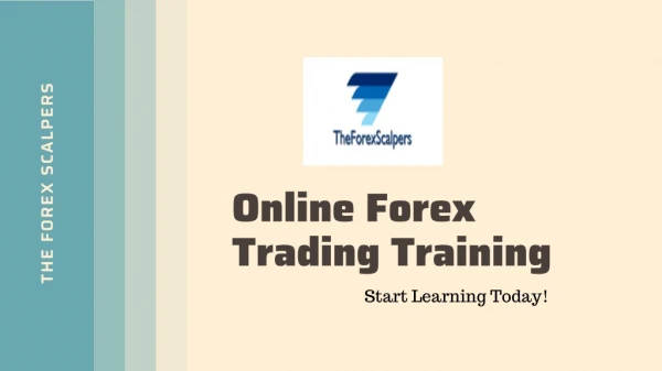 Get Online Forex Trading Training - The Forex Scalpers