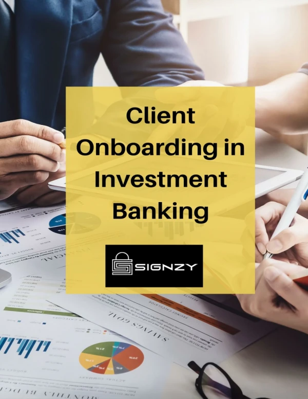 Client Onboarding in Investment Banking
