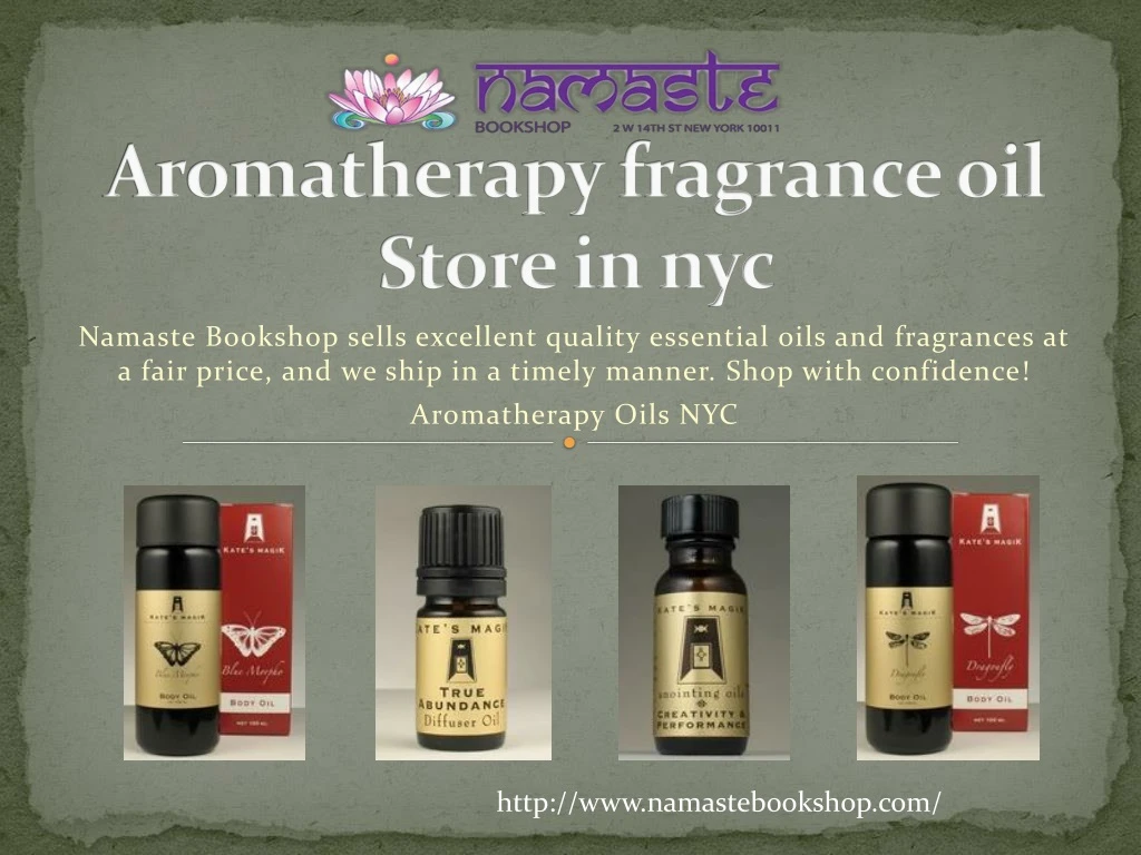 aromatherapy fragrance oil store in nyc
