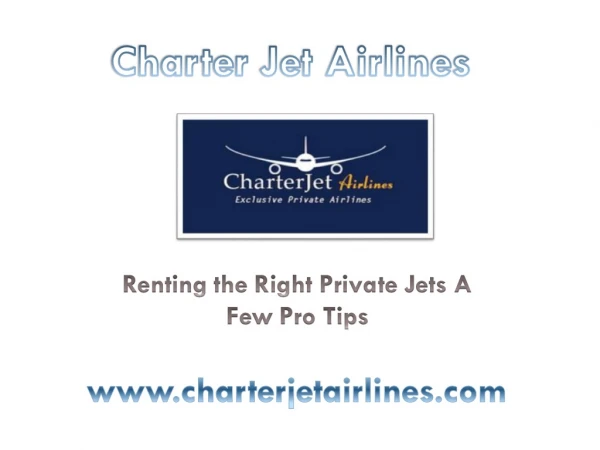 Renting the Right Private Jets – A Few Pro Tips
