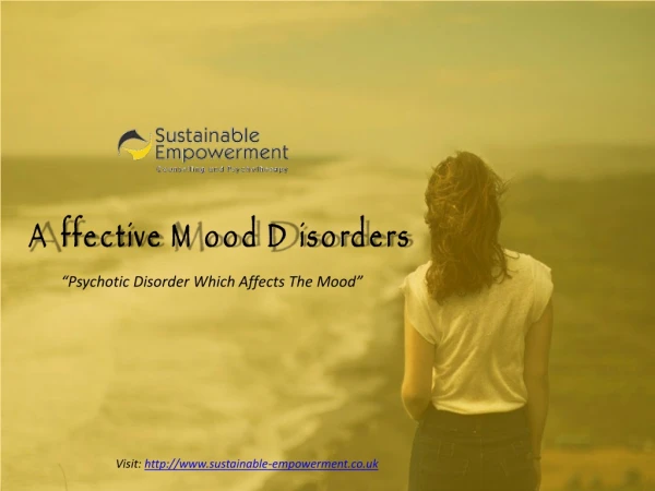 Affective Mood Disorders - Sustainable Empowerment UK.
