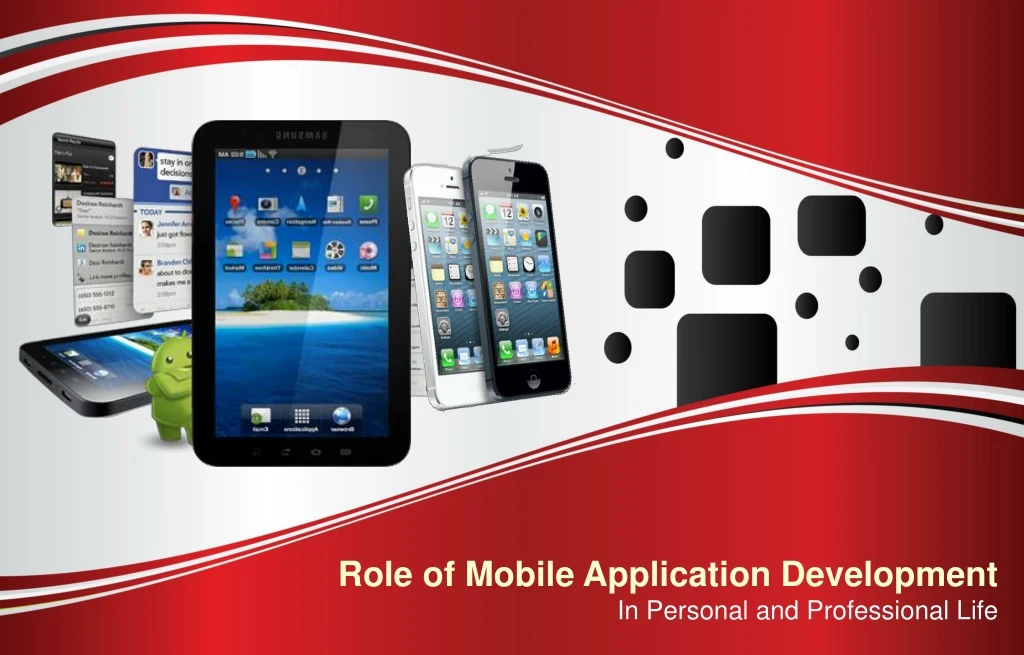 role of mobile application development
