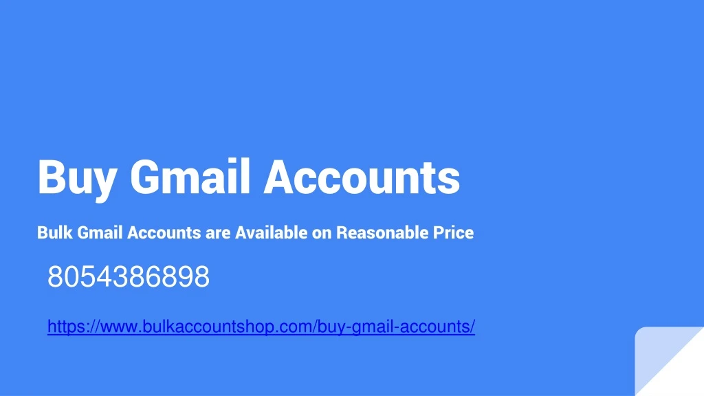 buy gmail accounts