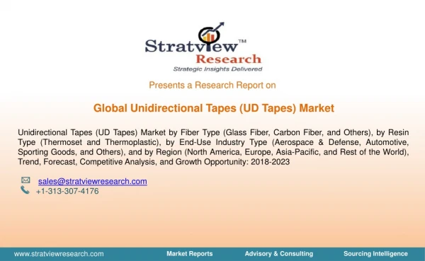 Unidirectional Tapes (UD Tapes) Market: Trends & Forecast (2018-2023)