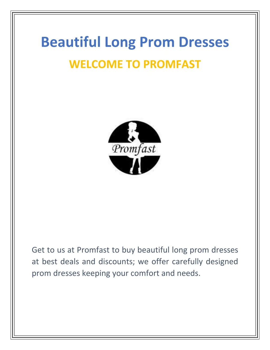 beautiful long prom dresses