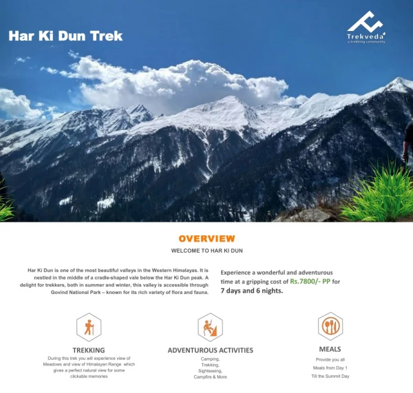 Har ki Dun Trek – Trek in Uttarakhand