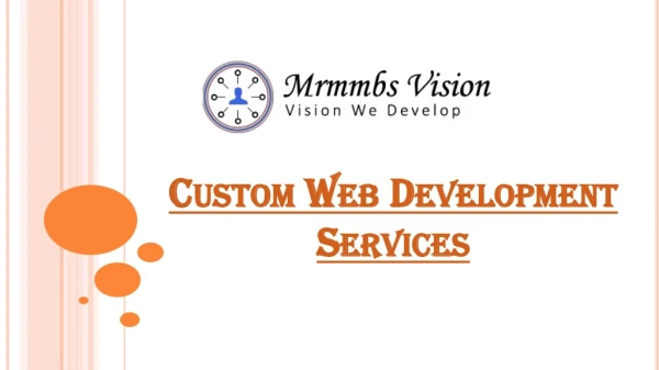 Best Web Design And Development Company | Mrmmbs Vision