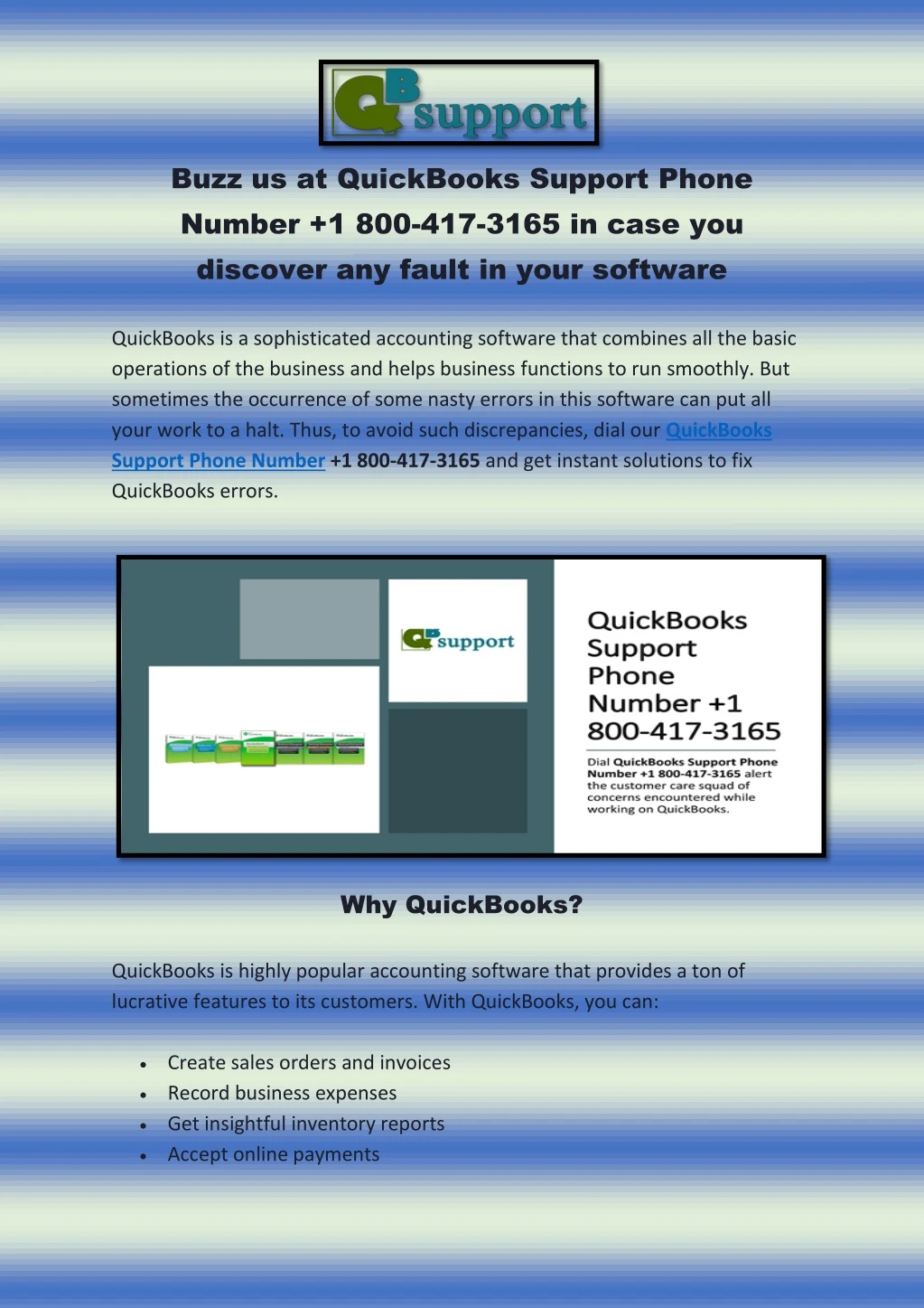 buzz us at quickbooks support phone number