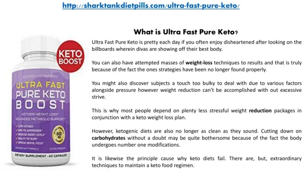 Ultra Fast Pure Keto