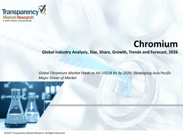 Chromium Market Globally Expected to Drive Growth through 2026