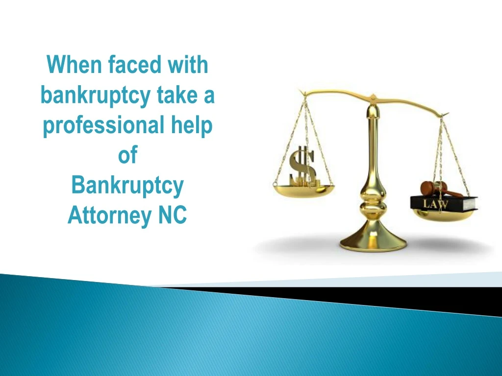 when faced with bankruptcy take a professional