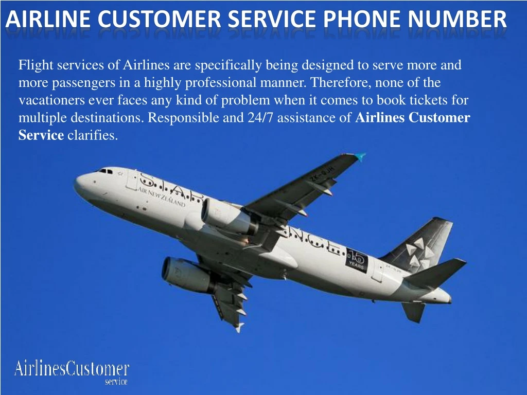airline customer service phone number