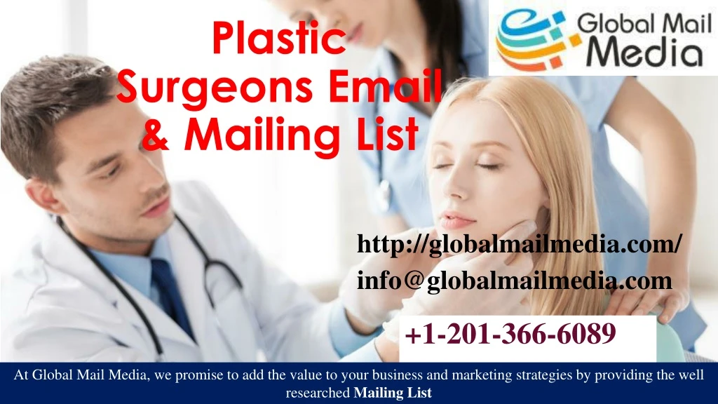 plastic surgeons email mailing list