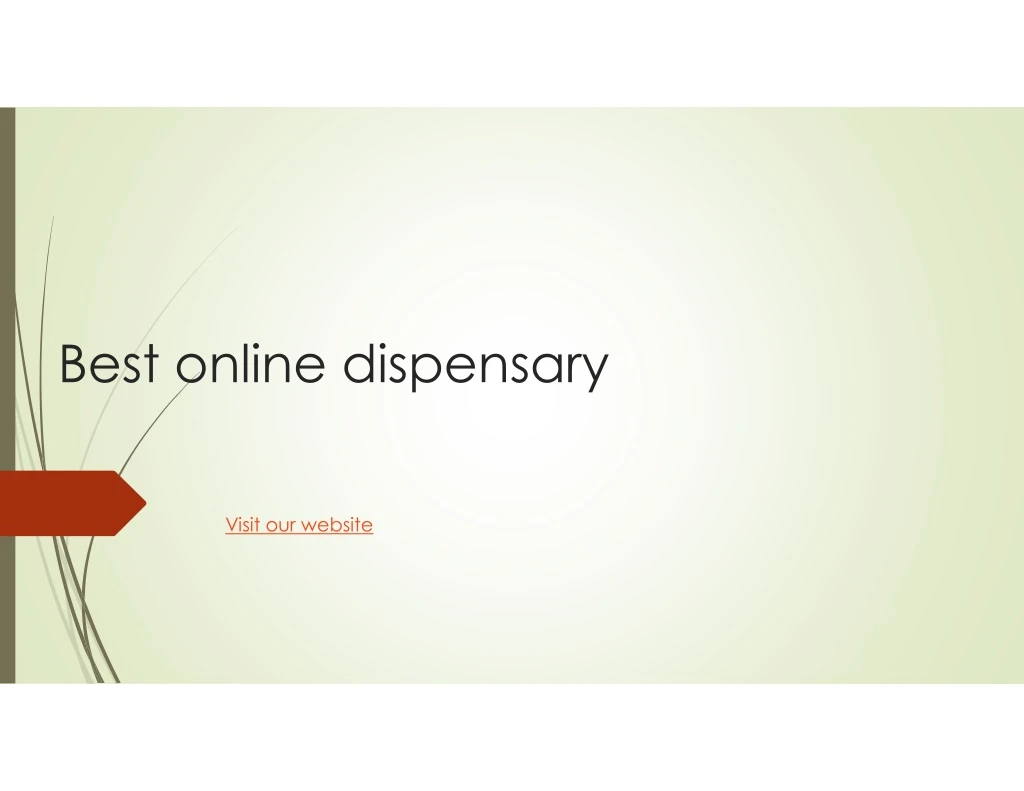best online dispensary