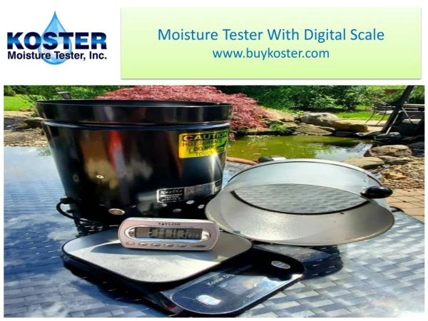 Moisture Tester Digital Scale