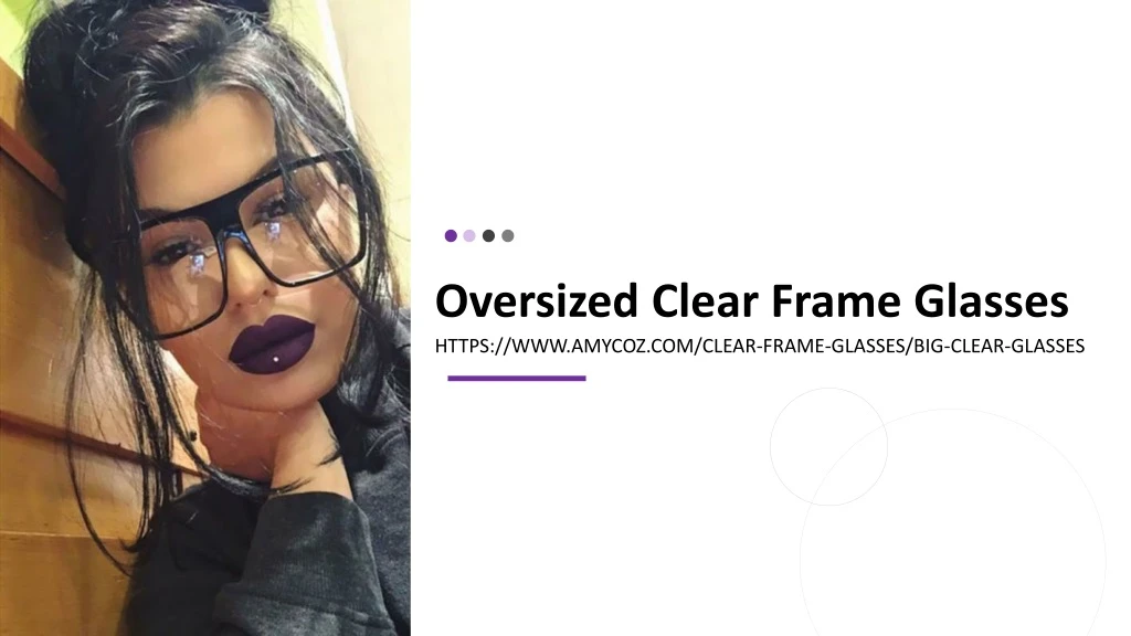 oversized clear frame glasses