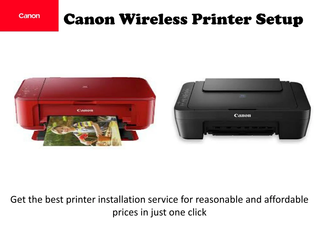 canon wireless printer setup