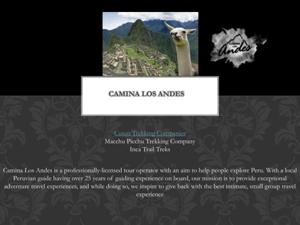 Cusco Trekking Companies