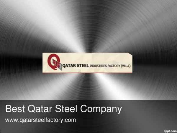 Best Qatar Steel Company - www.qatarsteelfactory.com