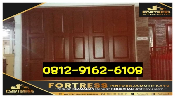0812-9162-609 (FORTRESS), pintu garasi lipat kayu, pintu garasi lipat ke atas, pintu garasi lipat minimalis,