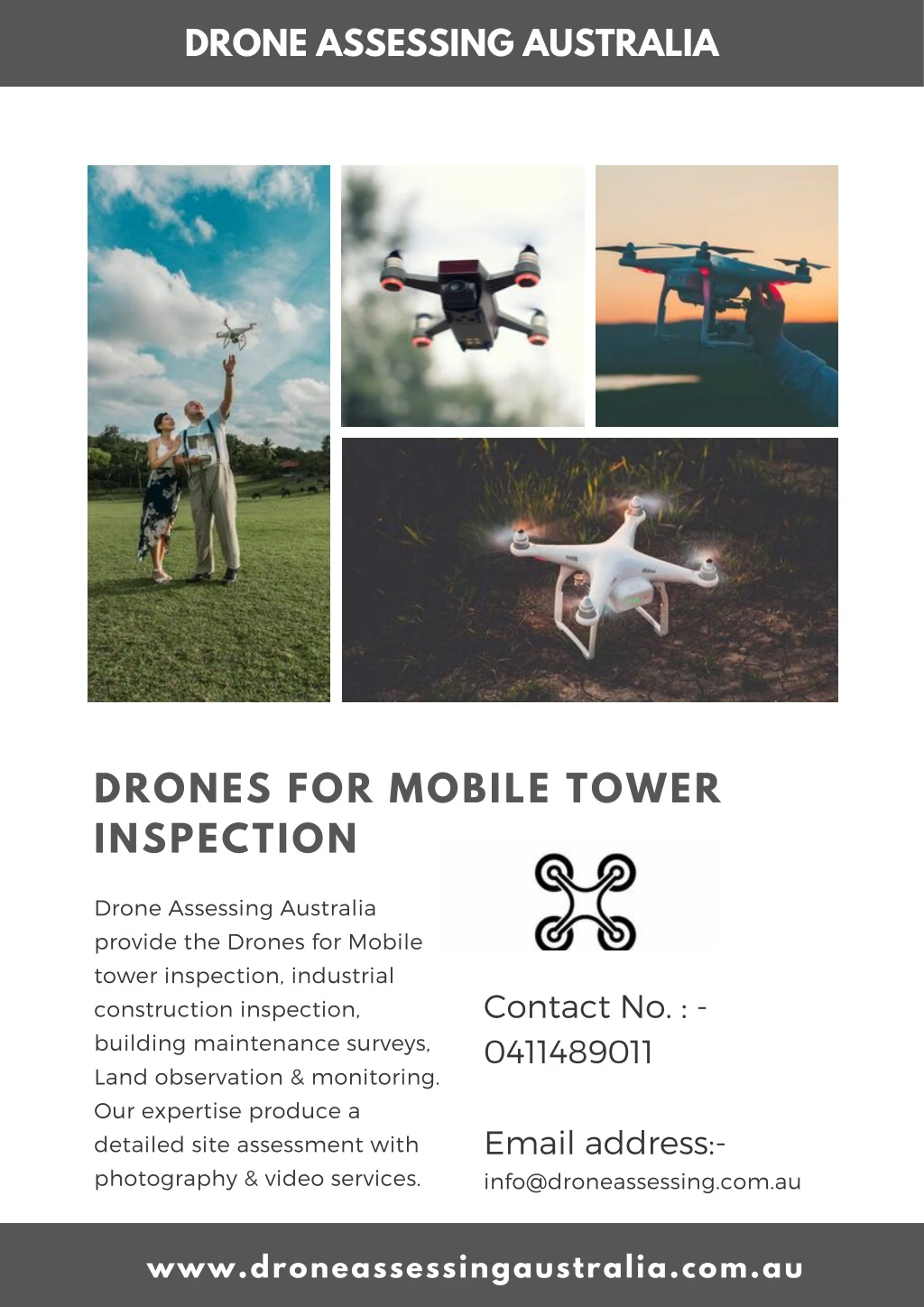 drone assessing australia