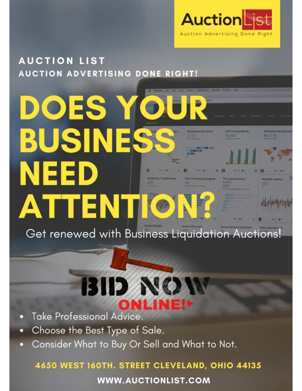 Business Liquidation Auction Service