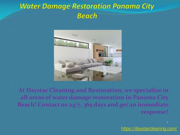 Water Damage Restoration Panama City Beach
