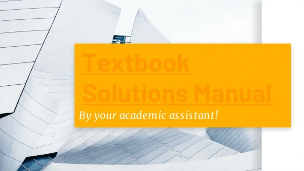FREE Textbook solutions