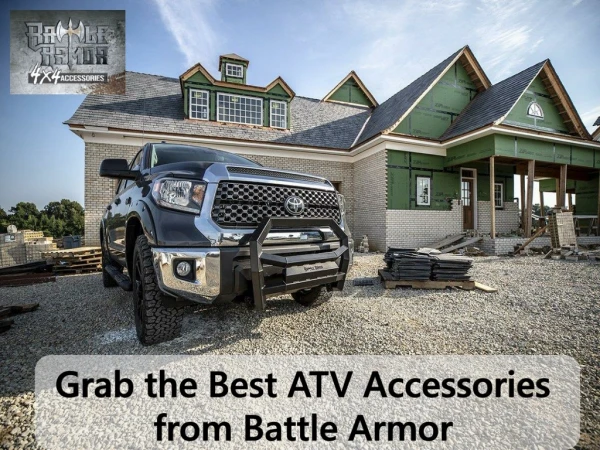 Grab the Best ATV Accessories from Battle Armor