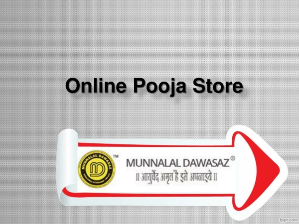Buy Pooja Samagri,Puja Articles Online, Order Puja Items Online - Munnalal Dawasaz