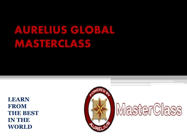 aurelius global masterclass