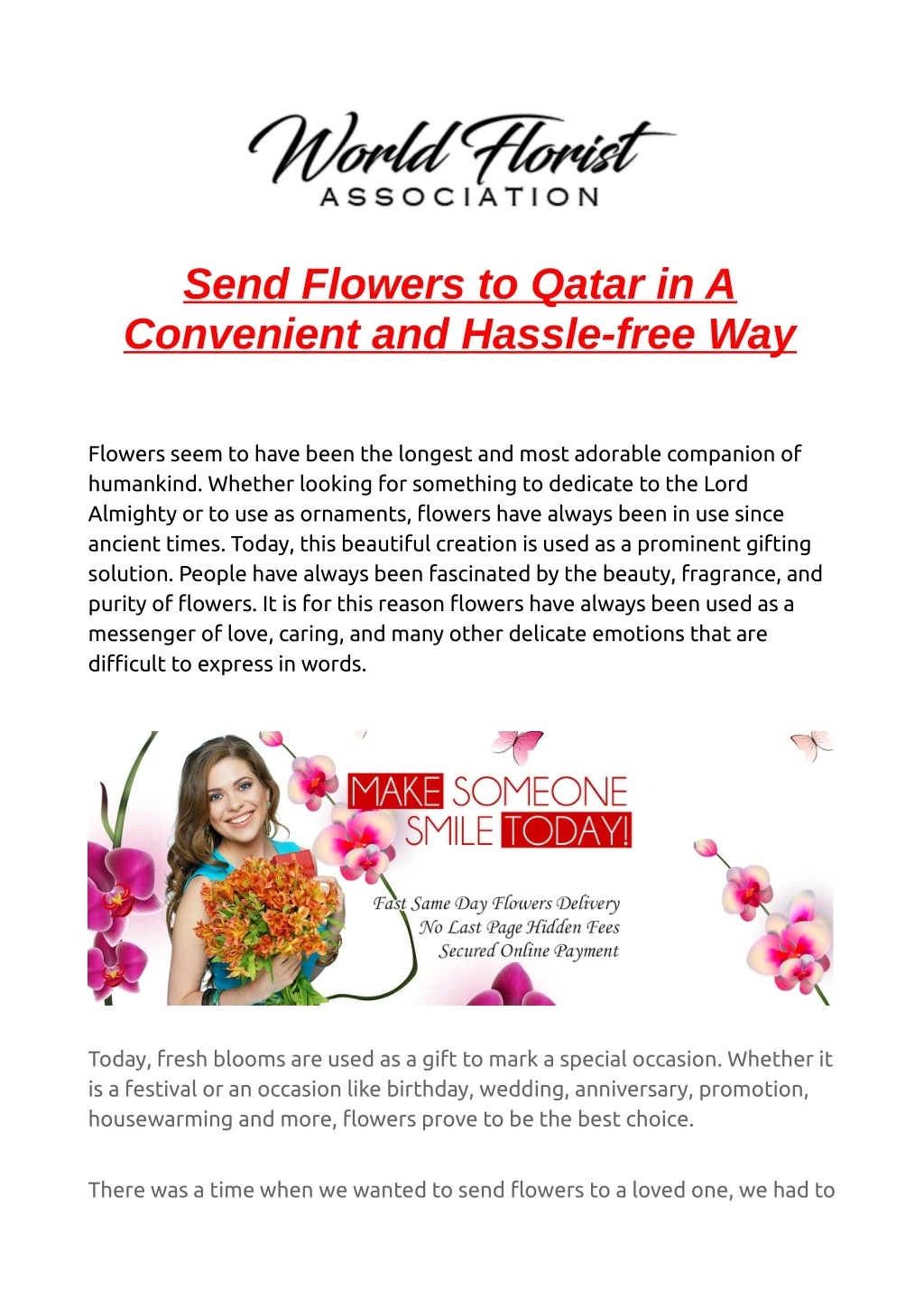 send flowers to qatar in a convenient and hassle