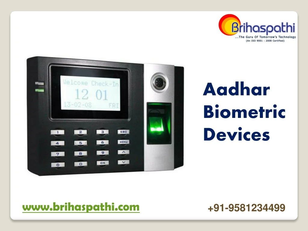 aadhar biometric devices