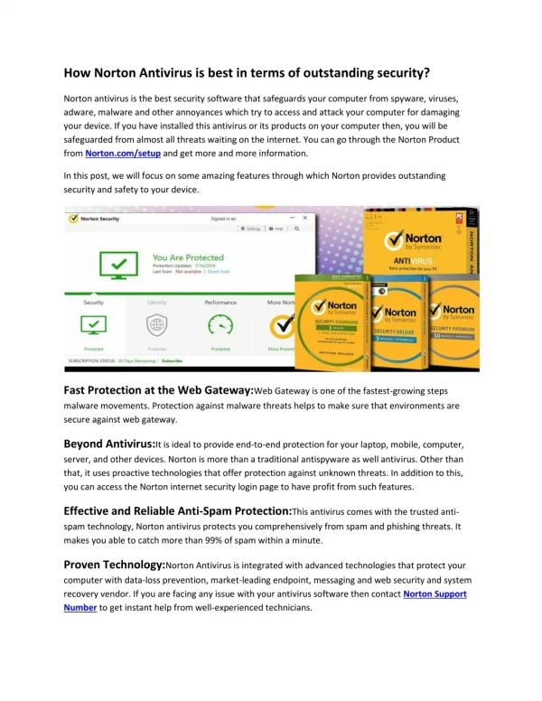 How Norton Antivirus is best in terms of outstanding security?