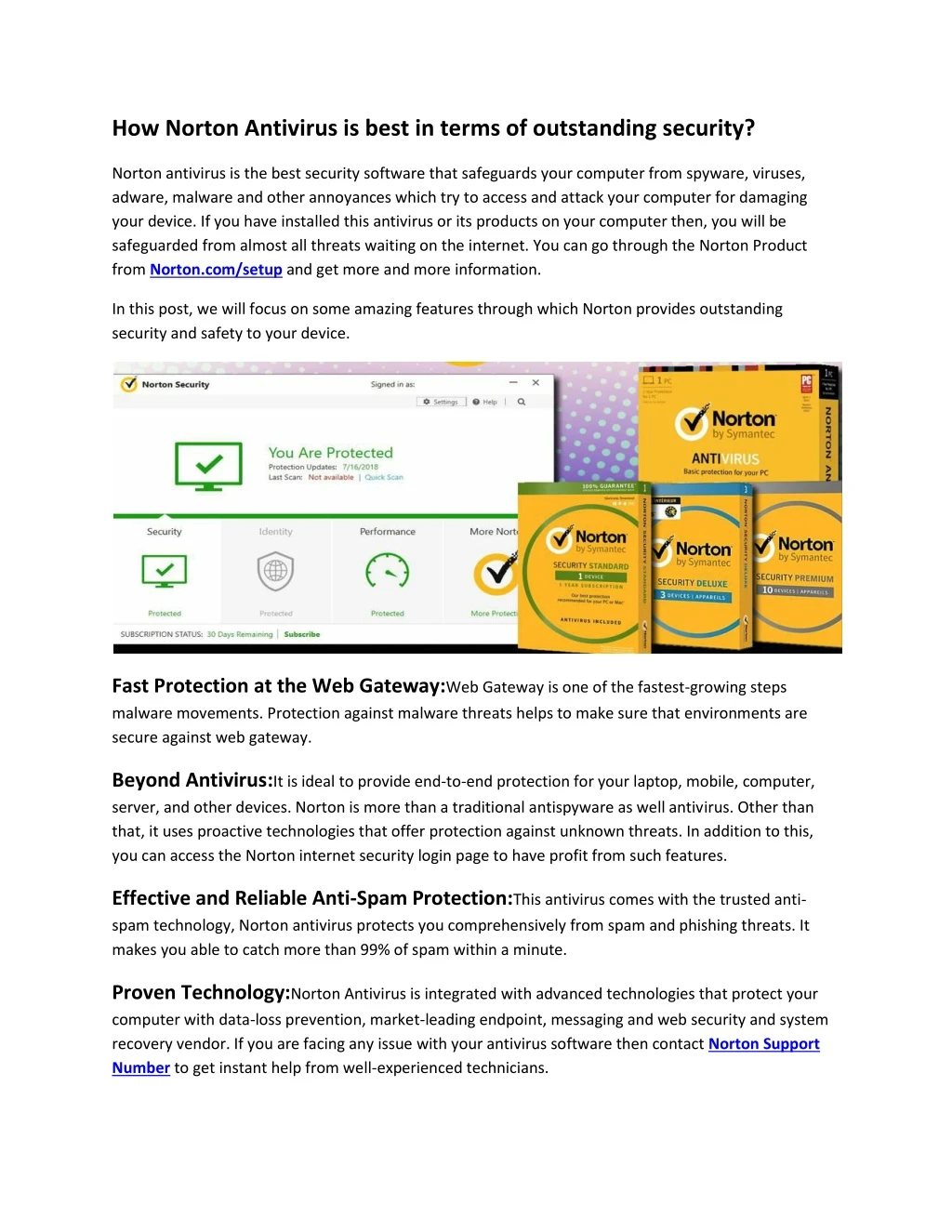 how norton antivirus is best in terms