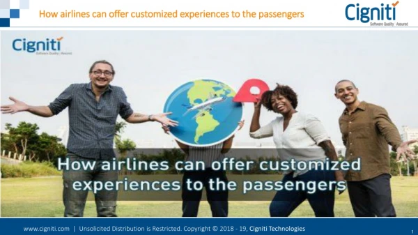 How airlines can offer customized experiences to the passengers