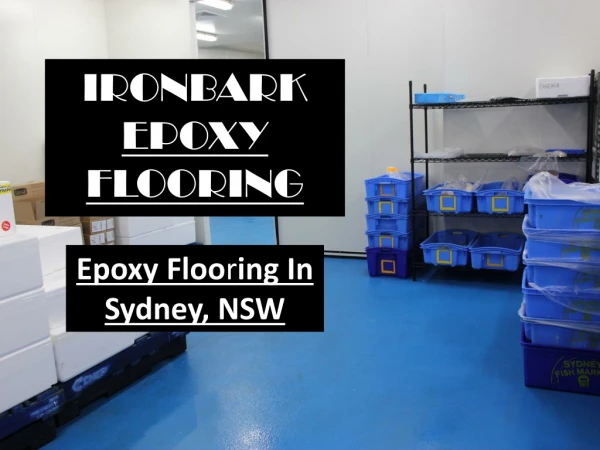 Epoxy Flooring Sydney