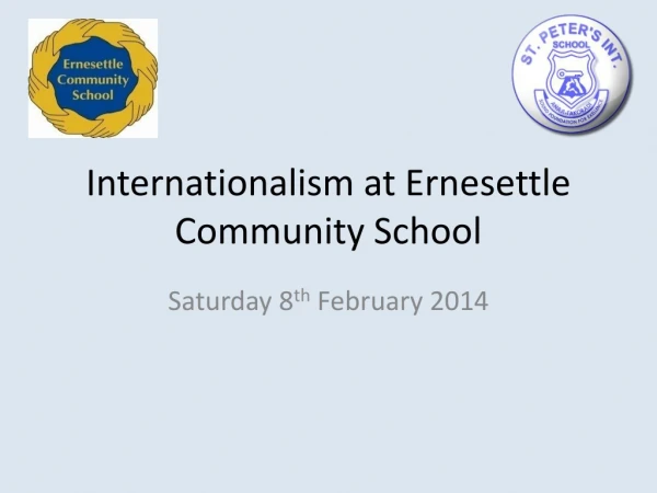 Internationalism at Ernesettle Community School
