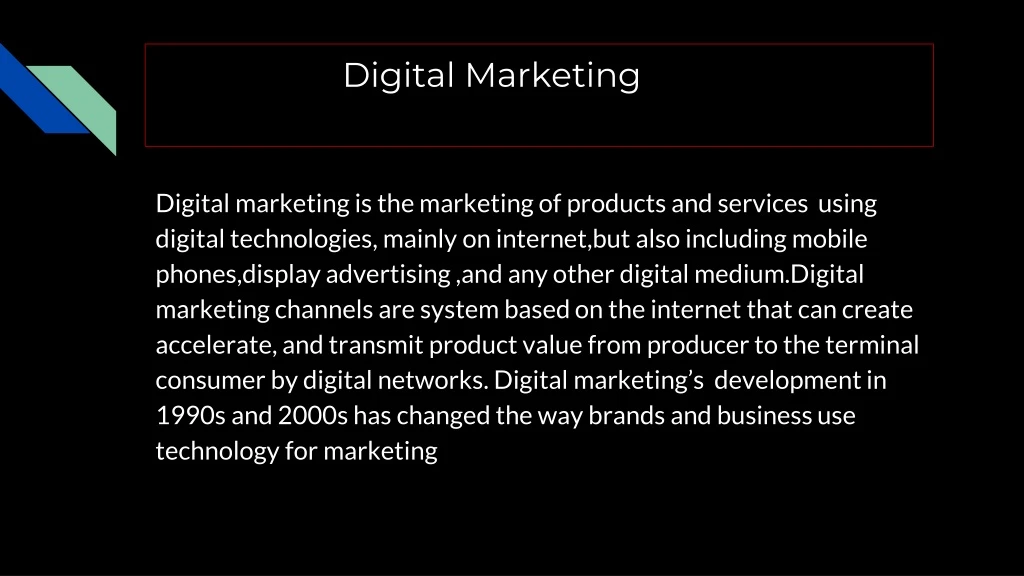 digital marketing