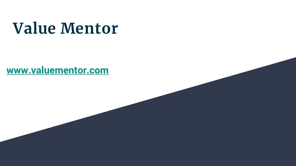 value mentor